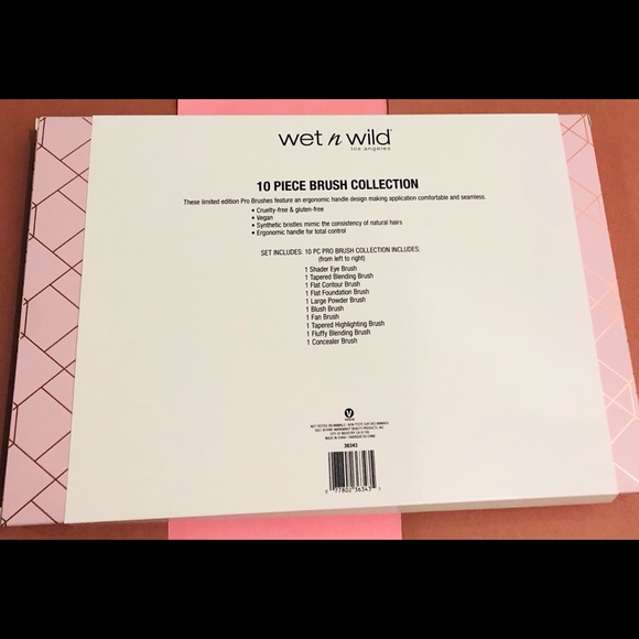 🎀B2G1🎀 Wet n Wild 10 Piece Brush Collection - Picture 2 of 2